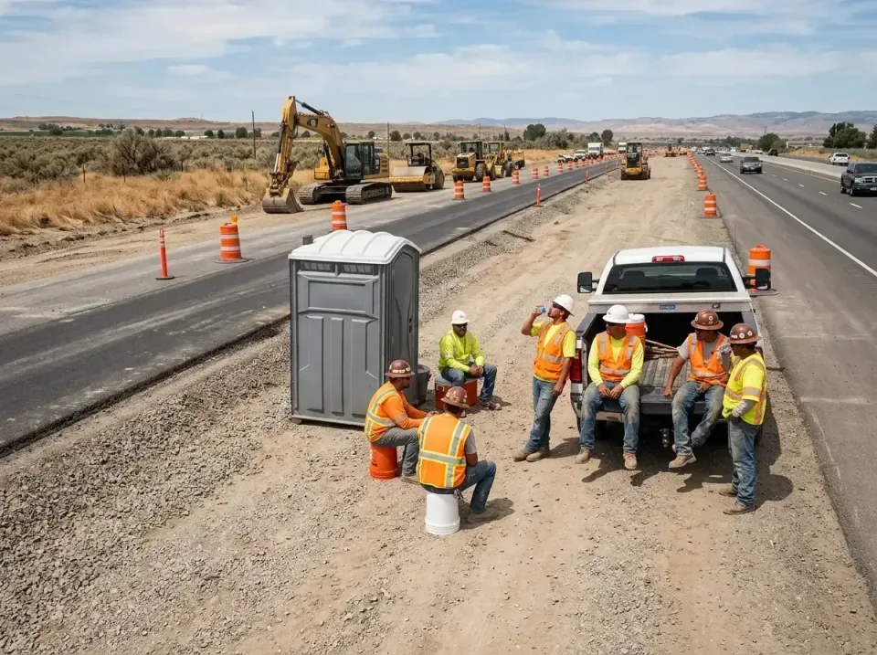 highway-road-construction-crew-007 — frequently asked questions, Porta Potty and Restroom Rentals in Rock Hill, SC